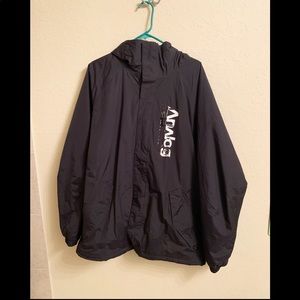 Black Analog Snowboarding Jacket